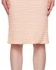 Jil Sander Jil Sander Pink Shirring Mid Skirt - 1