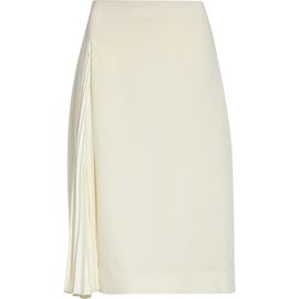 Jil Sander Jil Sander Pleat Godet Wool Sablé Skirt
