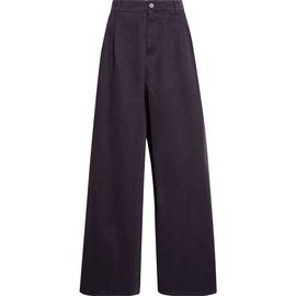 Jil Sander Jil Sander Pleated Cotton Drill Wide Leg Pants