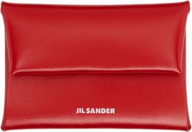 Jil Sander Jil Sander Red Folded Coin Pouch