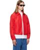 Jil Sander Jil Sander Red Taffeta Jacket - 2