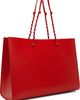 Jil Sander Jil Sander Red Tangle Shopping EW Tote - 3