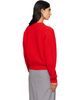 Jil Sander Jil Sander Red Wool Crew-Neck Sweater - 3