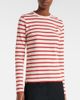 Jil Sander Jil Sander Ribbed-knit striped cotton T-shirt - 3