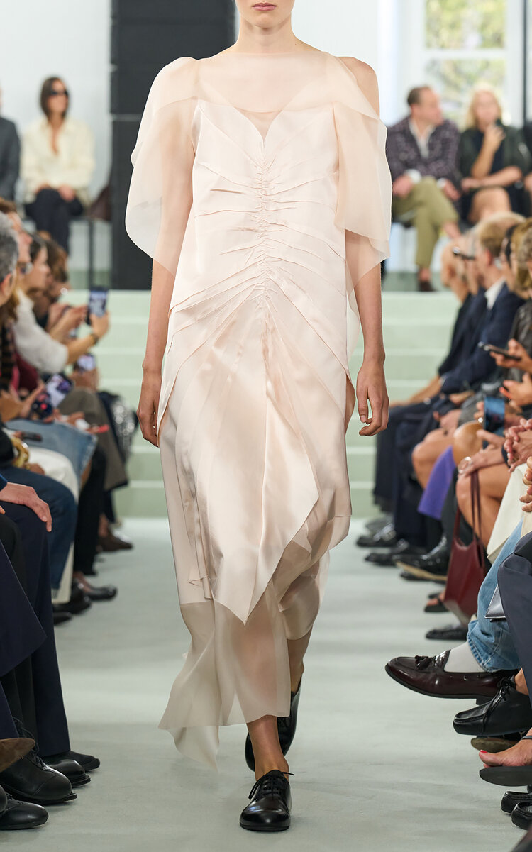 Jil Sander Jil Sander Ruched Maxi Dress