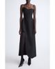 Jil Sander Jil Sander Sculpted Strapless Virgin Wool Midi Dress - 1