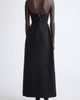Jil Sander Jil Sander Sculpted Strapless Virgin Wool Midi Dress - 2