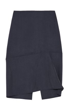 Jil Sander Jil Sander SilkBlend Midi Skirt