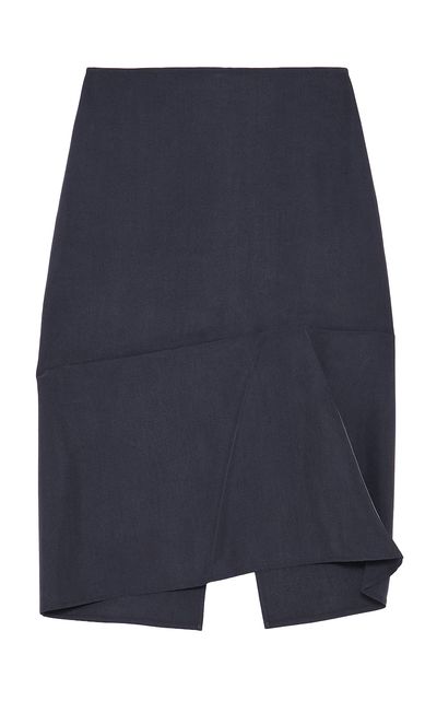 Jil Sander Jil Sander SilkBlend Midi Skirt