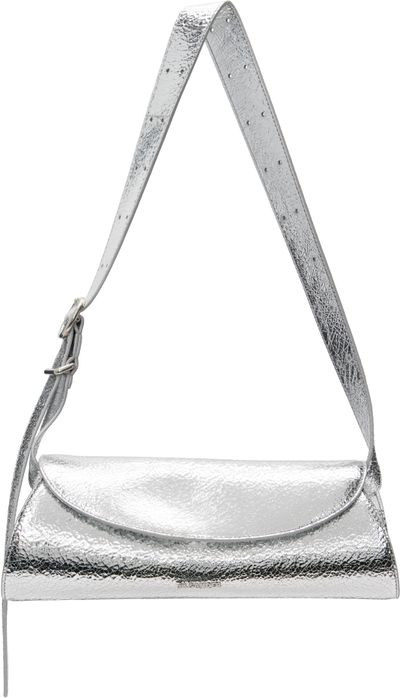 Jil Sander Jil Sander Silver Small Cannolo Bag