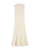 Jil Sander Jil Sander Sleeveless Fine Crochet Knit V Neck Dress - 1