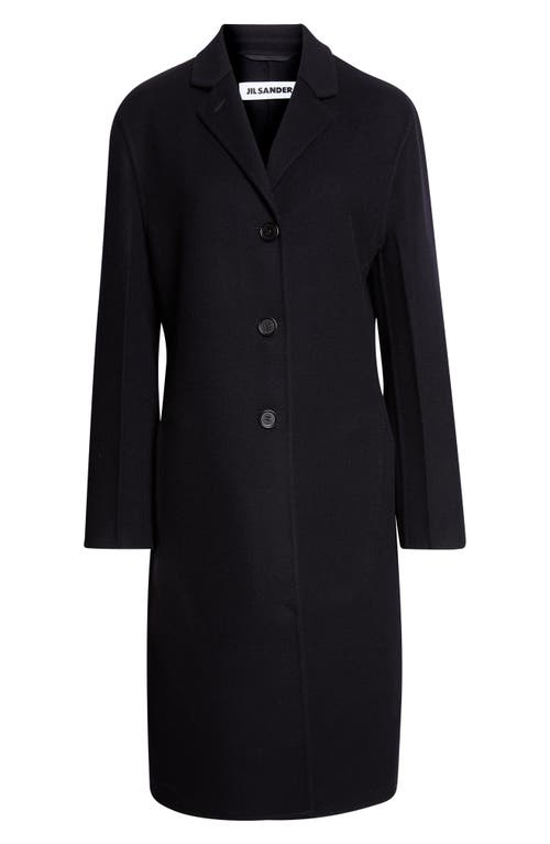 Jil Sander Jil Sander Slim Fit Double Face Cashmere & Virgin Wool Coat