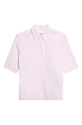 Jil Sander Jil Sander Slim Fit Short Sleeve Button-Up Shirt