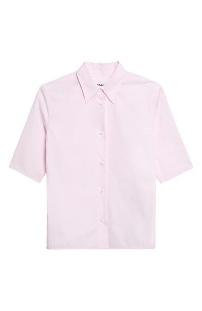 Jil Sander Jil Sander Slim Fit Short Sleeve Button-Up Shirt