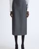 Jil Sander Jil Sander Straight Wool & Mohair Midi Skirt - 1