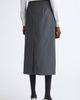 Jil Sander Jil Sander Straight Wool & Mohair Midi Skirt - 3
