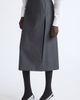 Jil Sander Jil Sander Straight Wool & Mohair Midi Skirt - 5