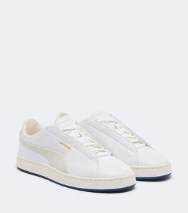 Jil Sander Jil Sander Suede-trimmed leather low-top sneakers