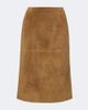 Jil Sander Jil Sander Suede midi skirt - 1