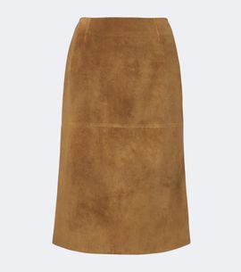 Jil Sander Jil Sander Suede midi skirt