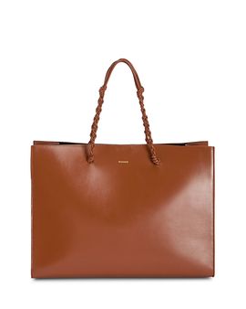Jil Sander Jil Sander Tangle Large Leather Tote Bag