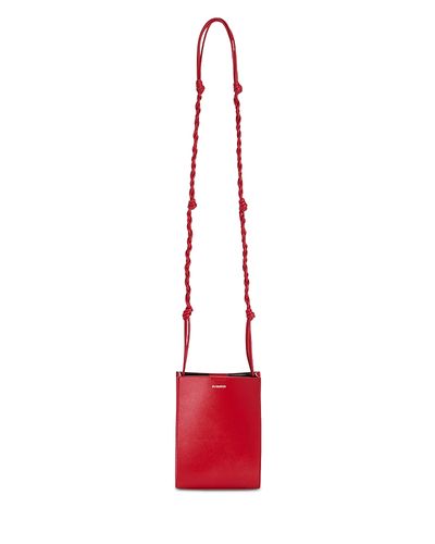 Jil Sander Jil Sander Tangle Leather Shoulder Bag