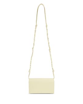 Jil Sander Jil Sander Tangle Mini Yellow Leather Wallet Crossbody