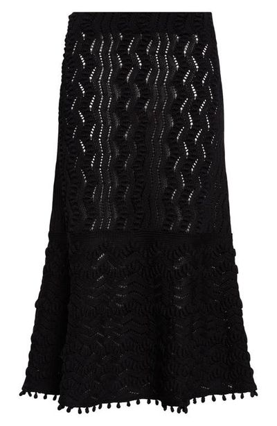 Jil Sander Jil Sander Textured Lace Knit Skirt