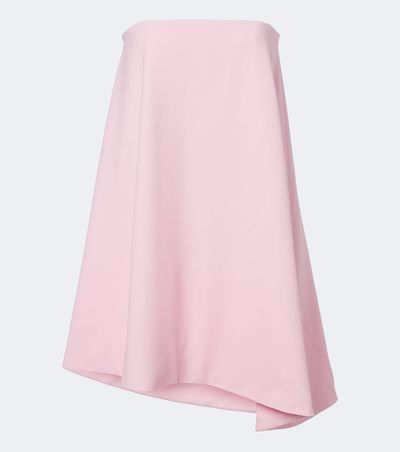 Jil Sander Virgin Wool Bustier Minidress