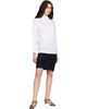 Jil Sander Jil Sander White Long Sleeves Mock Neck Boxy Fit T-shirt - 4