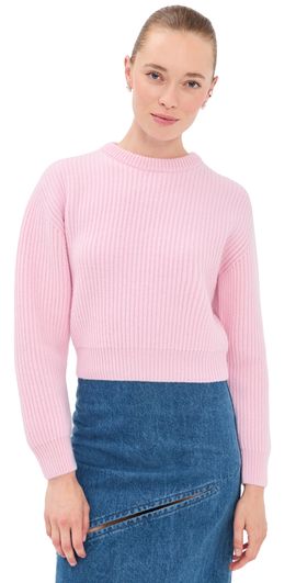 Jil Sander Jil Sander Wool Crew Neck Sweater Candy Pink