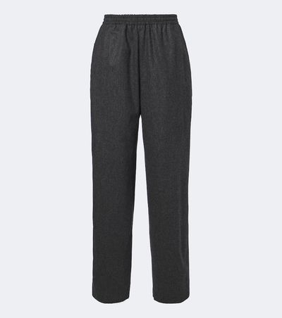 Jil Sander Jil Sander Wool flannel wide-leg pants