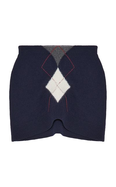 Jil Sander Jil Sander WoolCashmere Mini Skirt