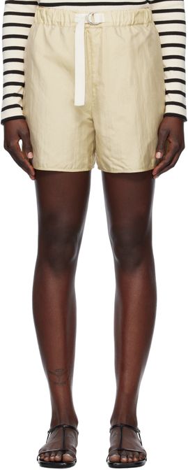 Jil Sander Jil Sander Yellow Regular Fit Shorts