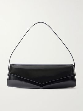 JIL SANDER Kante patent-leather shoulder bag