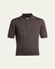 Jil Sander Men's Lightweight Wool Polo T-Shirt - 1