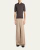 Jil Sander Men's Lightweight Wool Polo T-Shirt - 2