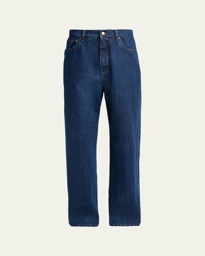 Jil Sander Men's Straight-Leg Denim Trousers