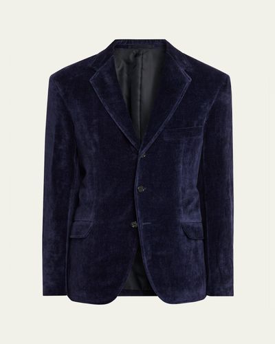 Jil Sander Men's Velvet Single-Breasted Jacket