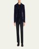 Jil Sander Men's Velvet Single-Breasted Jacket - 2