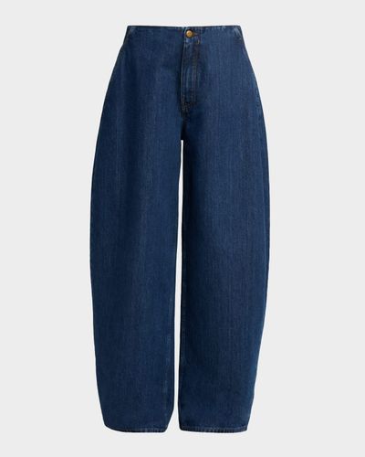Jil Sander Oversized Barrel-Leg Jeans