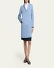 Jil Sander Silk-Blend Single-Breasted Long Coat - 2