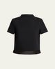 Jil Sander Textured Wool Back-Cutout Crewneck Sweater - 1