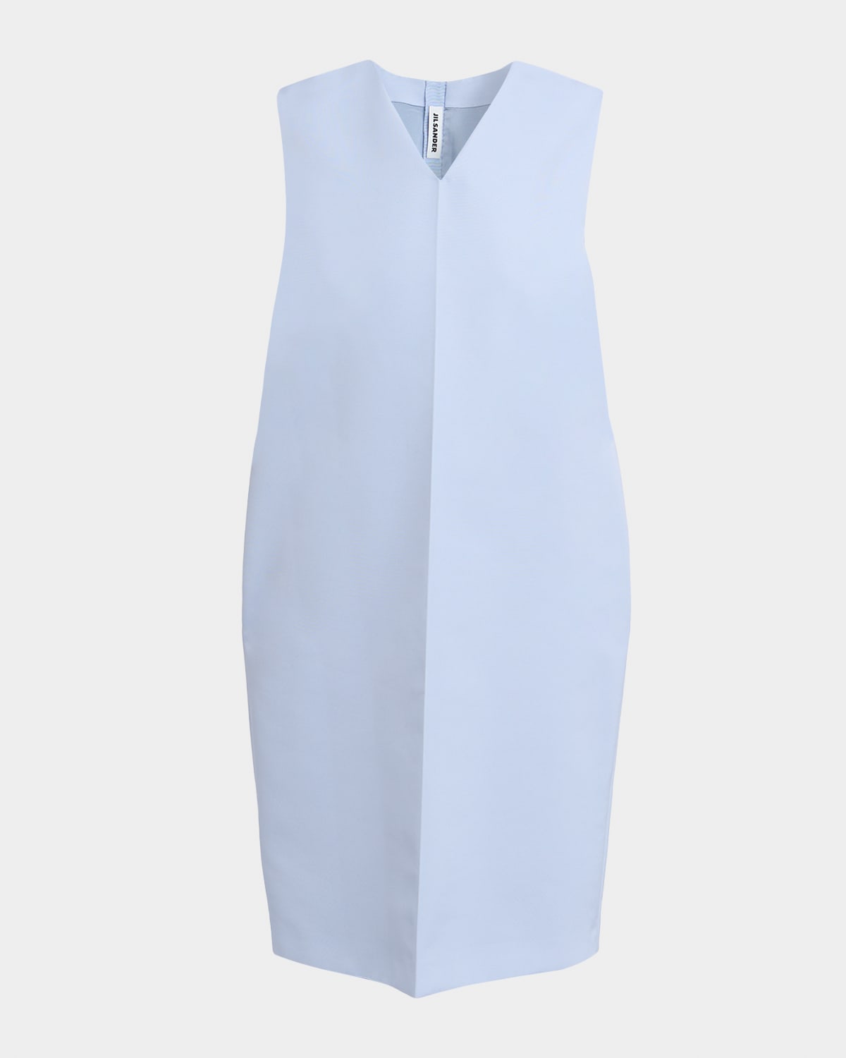 Jil Sander V-Neck Sleeveless Shift Dress