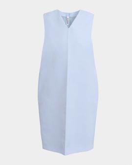 Jil Sander V-Neck Sleeveless Shift Dress