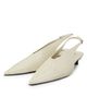 Jil Sander Women's 40MM Leather Slingback Pumps - 2