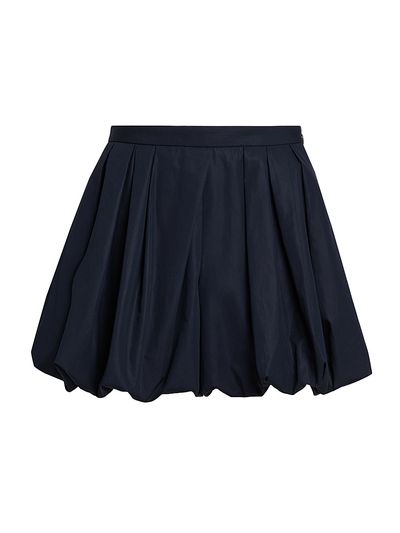 Jil Sander Women's Bubble-Hem Cotton Shorts