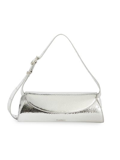 Jil Sander Women's Cannolo Metallic Leather Shoulder Bag