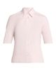 Jil Sander Women's Cotton Poplin Short-Sleeve Shirt - 7