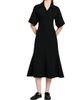 Jil Sander Women's Crepe A-Line Midi-Dress - 2
